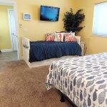 Guest Bedroom TV And Daybed With Trundle